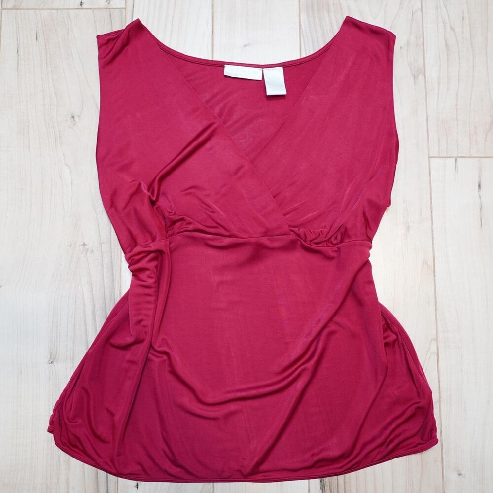 Worthington Woman Stretch Sleeveless Top Plus Size